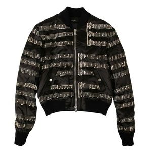 Amiri Music Note Bomber Jacket